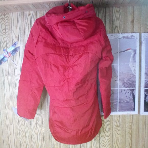 Valuker Women's Down Coat With Fur Hood With 90% Down Parka Puffer Jacket - Picture 3 of 7